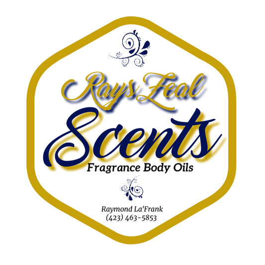 Rays Zeal Fragrance Scents Body Oil - 1/3 oz Roller Bottle