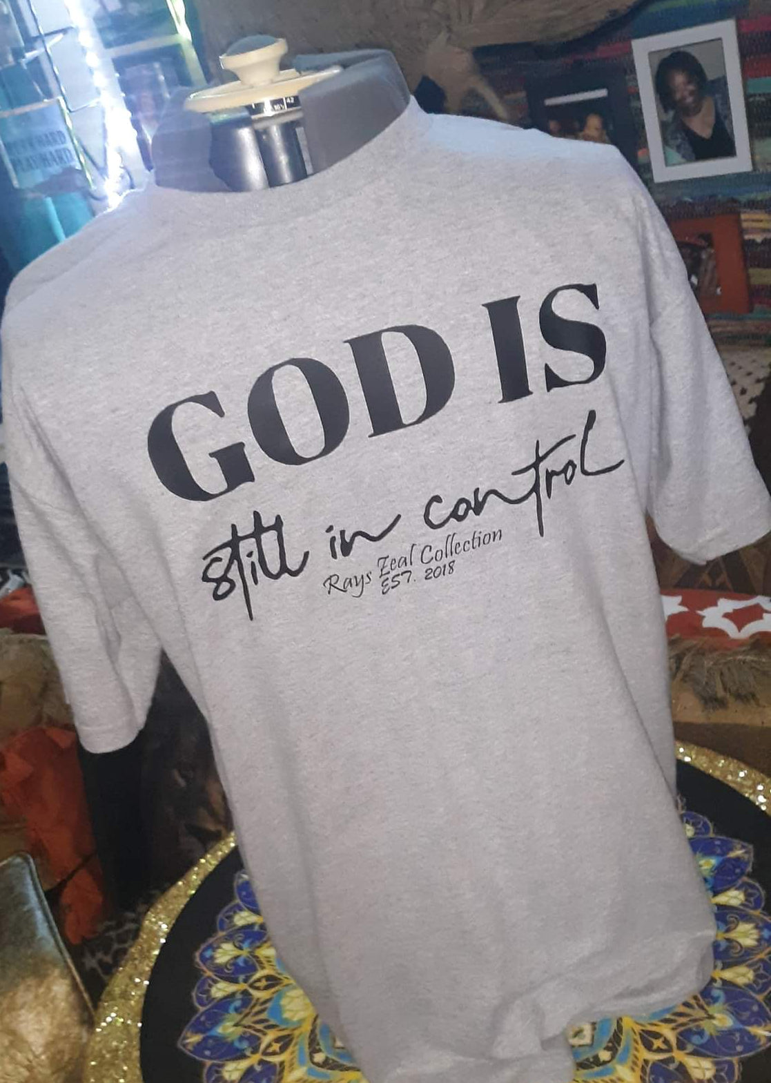 God is Still in Control Custom Inspiration T-Shirt